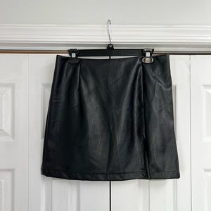 Leather Mini Skirt